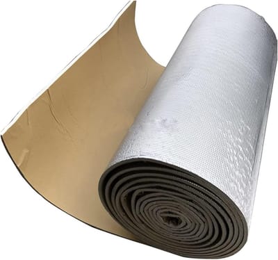 Isolatiemat Camper - Geluidsdemper Plaat - Warmte Isolatie - Zelfklevende Achterkant - 1 x 7 Meter
