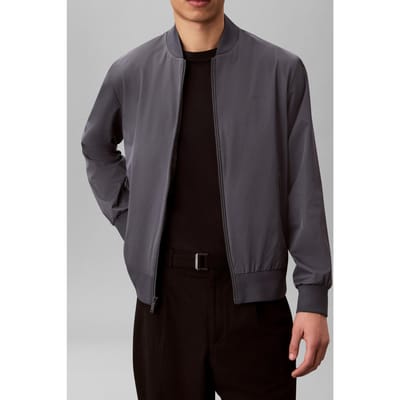 Calvin Klein Ls Matte Bomber Jacket Turbulence Taglia: M | Bomber Outlet | Uomo
