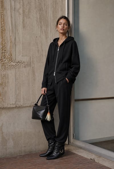 Simona jacket technical jersey | Black - Black / M