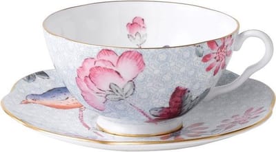 Wedgwood Cuckoo Kop & Schotel - Porselein/blauw