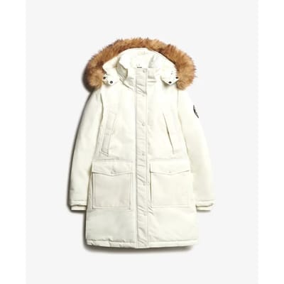 Superdry - Everest parka van imitatiebont - Dames - Gewatteerde jassen