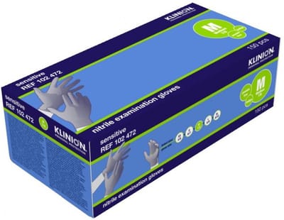 Klinion Personal Protection Ultra Comfort nitrile onderzoekshandschoenen 150 stuks Maat: M Klinion - Blauw - Nitril - Latexvrij, poedervrij, proteïnenvrij, sulfaatvrij - Categorie III