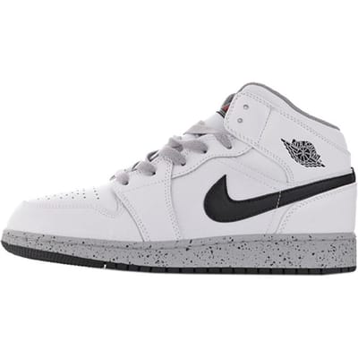 Jordan 1 Mid White Cement GS 554725-115 35.5