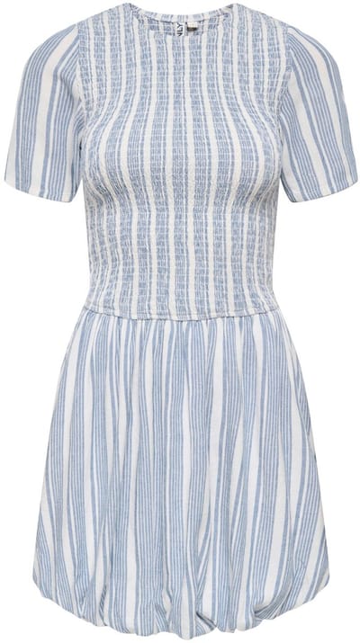ONLY - ONLGOA SS LINEN BL BALLO DRESS CC PNT - Meisjes - Mini jurken