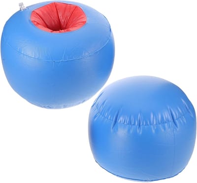Opblaasbare Bokshandschoenen - Wearable Handschoenen - Fitness Spelletjes - Snelle Inflatie - 25x25x22cm - Blauw