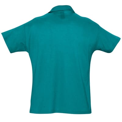SOLS Heren Zomer II Pique Poloshirt met korte mouwen (Eendenblauw)