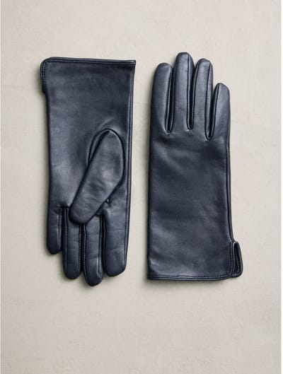 Next - Dames - N. Premium leren handschoenen - Blauw