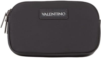 VALENTINO Toilettas Cardano Soft Cosmetic Case Nero Zwart