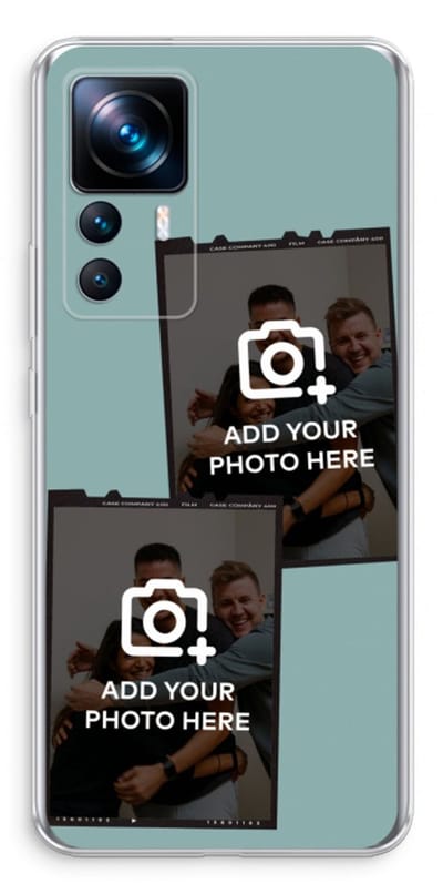 Gepersonaliseerd - Case Company® - Hoesje geschikt voor Xiaomi 12T hoesje - Polaroid Zwart - Soft Cover Telefoonhoesje - Bescherming aan alle Kanten en Schermrand