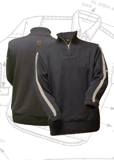 Beckum Workwear EBTR02 Schipperstrui Navy S