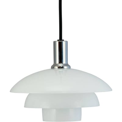 Dyberg Larsen Morph hanglamp, opaal, Ø 21 cm, glas
