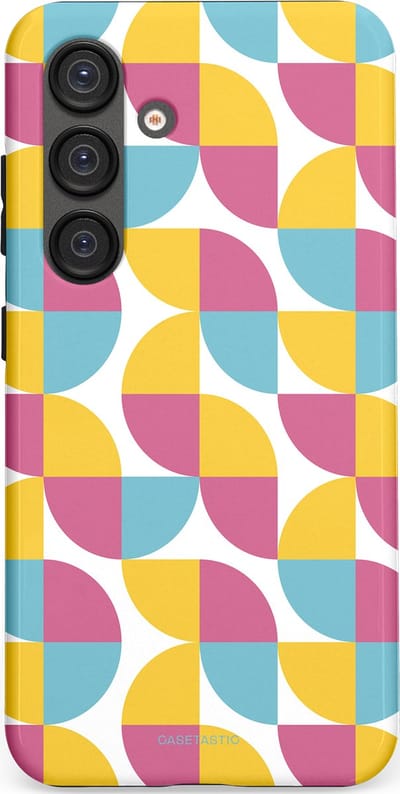 Casetastic Hoesje Geschikt voor Samsung S25 - Stijlvolle Beschermende Duo-layer Case - Cirkeldroom