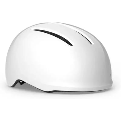 MET Vibe Fietshelm Mannen & Vrouwen – Fietshelm E-Bike Volwassenen – Elektrische Fiets – Stadsfiets – Maat L (58-61cm) – White (Wit)