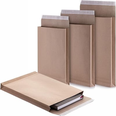 Enveloppen E4 - Verzendzakken Mailing Bags - Documenten Verzenden - Zelfklevende Sluiting - 280 x 400 mm - Bruin