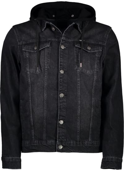 Cars Jeans Lange mouw Spijkerjack - Trey Denim Jack Zwart (Maat: S)