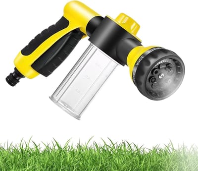 Car Wash Foam Cannon | Verstelbare spuitpatronen Hogedruk Lekvrije Wasmachine | Tuinslang Sproeikop - voor Planten Water geven Thuis Huis Buiten Tuinieren Gazon Yard