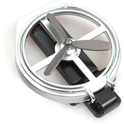 Universele opvouwbare bekerhouder auto luchtuitlaat bekerhouder met ventilator auto drankfles beker autoframe auto-accessoires zilver