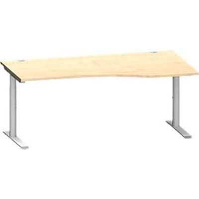 Schäfer Shop Genius bureau MODENA FLEX, aanbouw rechts, esdoorn
