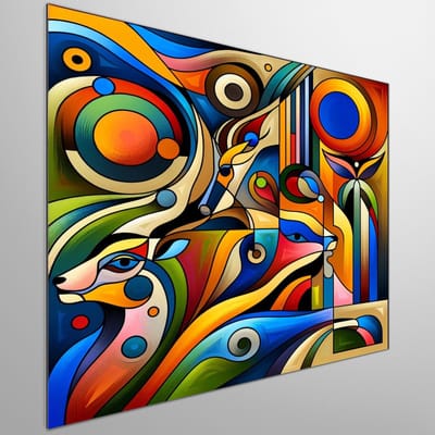 Kunstprint | Wanddecoratie | Dibond | 40 × 40 cm