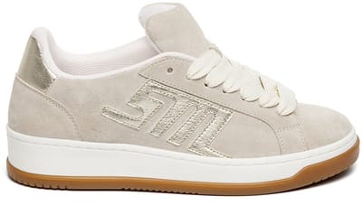 Steve Madden Alysha Sneakers Beige/gold Maat: 38 | Sneakers Outlet | Dames | Beige