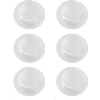 6 Stuks Doucheputje Stop Badkuip Afvoer Zeef Plastic Haarvanger Vanger Beschermhoes voor Badkamer Keuken white