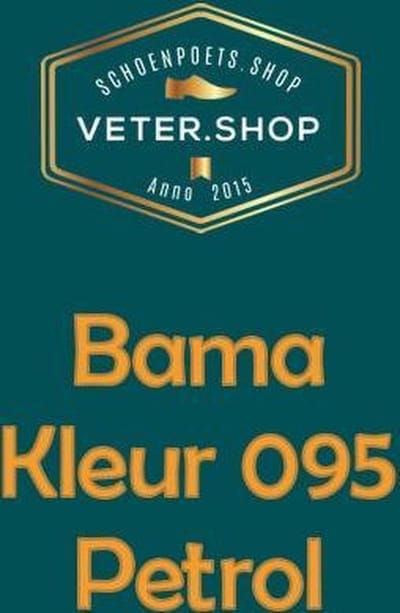 Bama G56 schoen creme voor glad leer - 50ml schoenpoets - 095 petrol blauw zeegroen