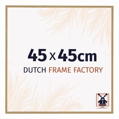 Fotolijst 45x45 cm - Kunststof - Beuken Licht - Easy
