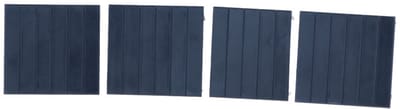 DSIT Afdekplaatjes voor 3U DIN rail switch box - set van 4