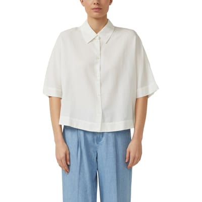 s.Oliver  Blouses Offwhite Größe: 46 | Blusen Outlet | Damen | Weiß