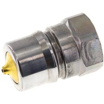 Stalen DN 25 Hydraulische Koppeling Insteeknippel G 1 inch Binnendraad Drukontlasting ISO 7241-1 B D 37.8mm