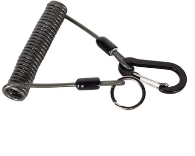 Store_7 - Vissen Touw - Anti-Verlies Lure Tang - Duurzaam en Functioneel - Zwart - SpringRope - Betere Elasticiteit - Geschikt voor Vissers - Compa...