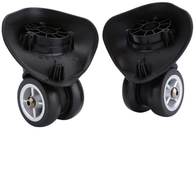 Dailygoody - Kofferwiel - Universele PVC Wielen - Slijtvast en Stil - 2 Stuks - Bagage Trolley Wielen - Geschikt voor Koffers en Trolleys