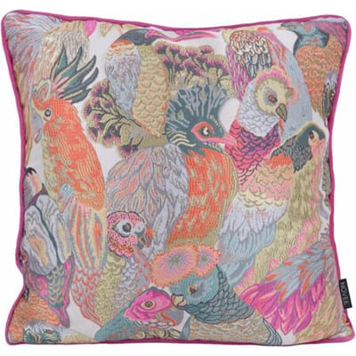 Velvet Parrots / Papagaaien Kussenhoes | 45 x 45 cm | Fluweel / Polyester
