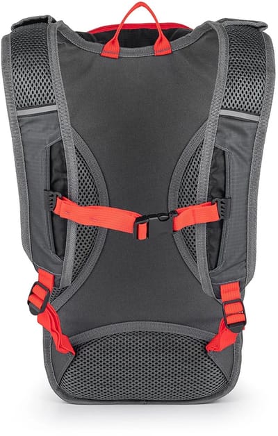 Fietsrugzak Loap Trail 22 Blk-rood Zwart