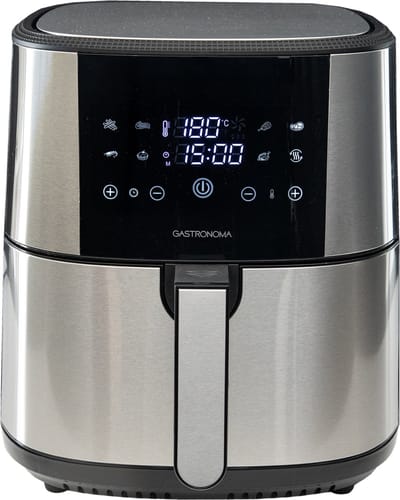 Gastronoma Heteluchtfriteuse - Airfryer 8L - Inclusief Accessoires - 18290007 - RVS/Zwart