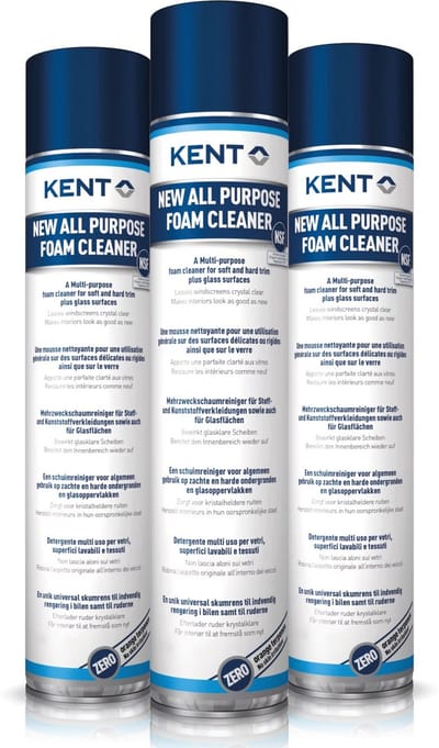 Kent All Purpose Foam Cleaner 3-Pack - Universele allesreiniger - Actieve schuimreiniger - 3x Spuitbus 750ml - Multipack