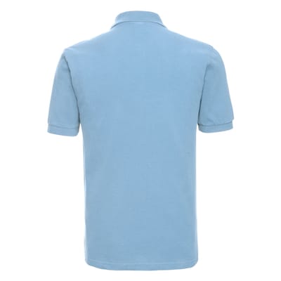 Russell Heren Klassiek Katoenen Polo Shirt (Sky)