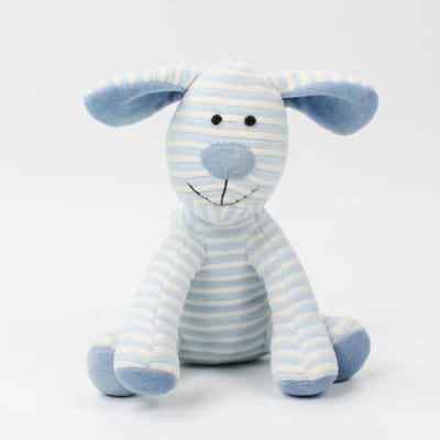 Slaaphulp Zacht Knuffeldier Hond Duurzaam Comfortabel Zacht Interactief Pluizig Huisdier Huisdier Training blauw