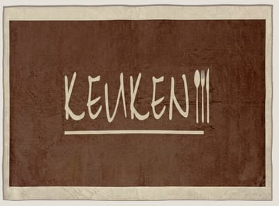 De Groen Home Vloerkleed 80x120cm - Knus Koken Collectie - Keukenloper - Halloper - Wasbaar Antislip Zacht Tapijt