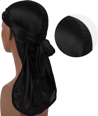 Durag - Waves - Premium - Haardeksel - Hoofddoek - zwart