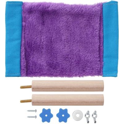 Hamster Chinchilla Hamac pour Animaux de Compagnie Lit de Cage Suspendu Tapis Chauffant Accessoires pour Animaux de Compagnie (Violet S) purple