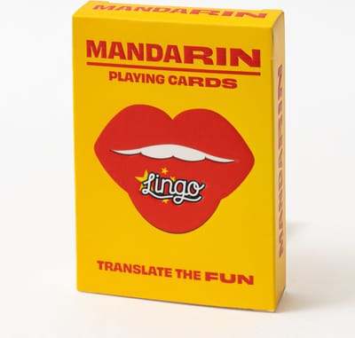 Lingo - Chinees Mandarijn speelkaarten- playingcards- talen leren- jong en oud- Chinees Mandarijnse woordenschat- woordenschat- Leer Mandarijnse woordenschat op een leuke en gemakkelijke manier- 52 essentiële vertalingen- Leren- reizen- spelen