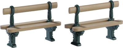 Lemax - Double Seated Bench -  Set Of 2 - Kersthuisjes & Kerstdorpen
