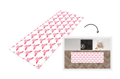 Keukenloper - Loper keuken - Flamingo - Patronen - Roze - Jungle - 150x50 cm - Keukenloper vinyl