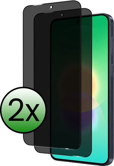 Screenprotector - 2 Stuks Geschikt voor Samsung Galaxy A27 - Privacy Filter - Beschermglas - Gehard Glas - Tempered Glass - Screen Protector