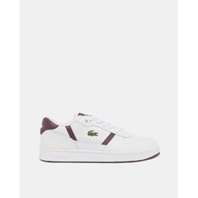 Lacoste T-CLIP SET 226 10 SMA WHT/BURG Heren Sneakers - wit / bordeaux