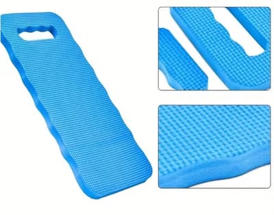 Comfort Kniekussen Blauw – Ergonomisch & Antislip – Waterdicht en Lichtgewicht – 39x17x1,6 cm – Ideaal voor Tuinieren, Klussen & Huishoudelijke taken