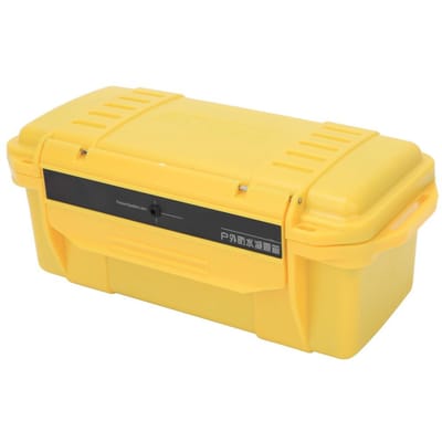 ABS Versterkt Hard Plastic Geel Outdoor Schokbestendig Waterdicht Gereedschapskist Opbergkoffer met Bufferkussen yellow