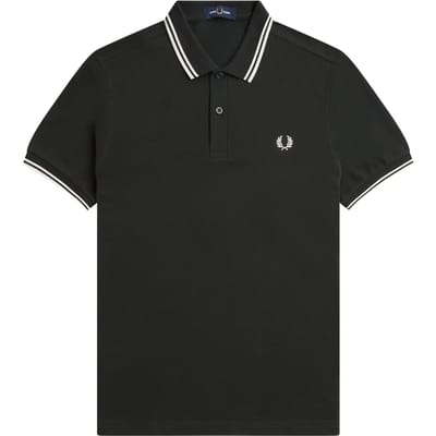 Polo Shirt Korte Mouw Fred Perry TWIN TIPPED FRED PERRY SHIRT
