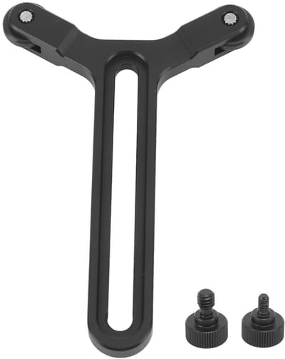 Dailygoody - Y-beugel met Dubbele Wielen - Lensondersteuningssysteem - Zwart - Geschikt voor Ronin S SC - Ideaal voor videoproductie en stabilisatie